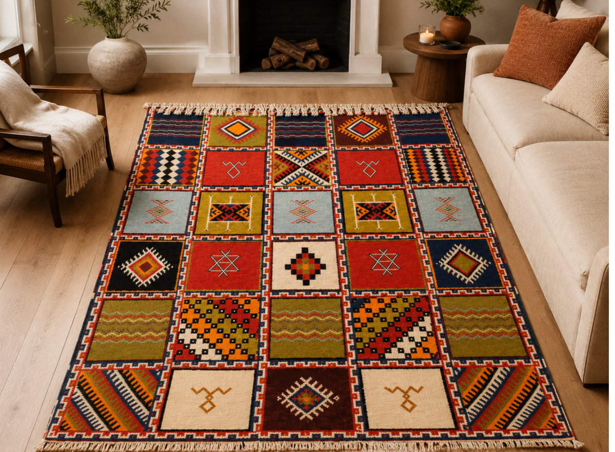 Bouchra Moroccan Rug 142 x 147 cm