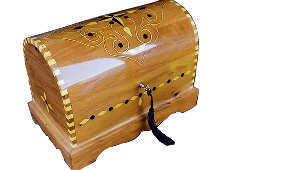 T114- Victorian Design Jewelry Chest for Jewelry, Cufflinks,Stones.9.4x5.11x6.6"