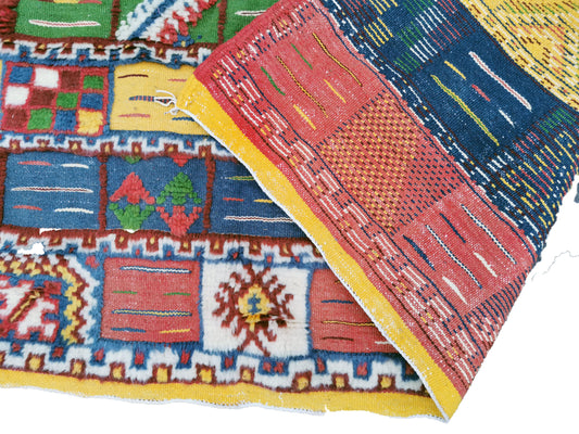 44-TML270157- Fabulous Traditioanl Large Moroccan Rug. 8.8x5.1 Ft/ Natural Wool And Camel Hair.270x157cm