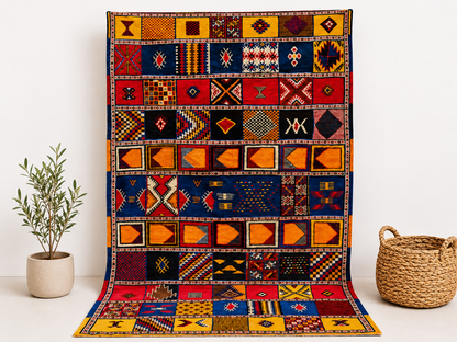 Authentic Moroccan Taznakht Rug 8.2x5 ft/ 250x150cm