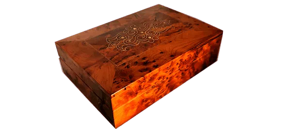 T133-30% OFF ELegant Handmade JeWelry Cufflinks Box. 8x5.2x3