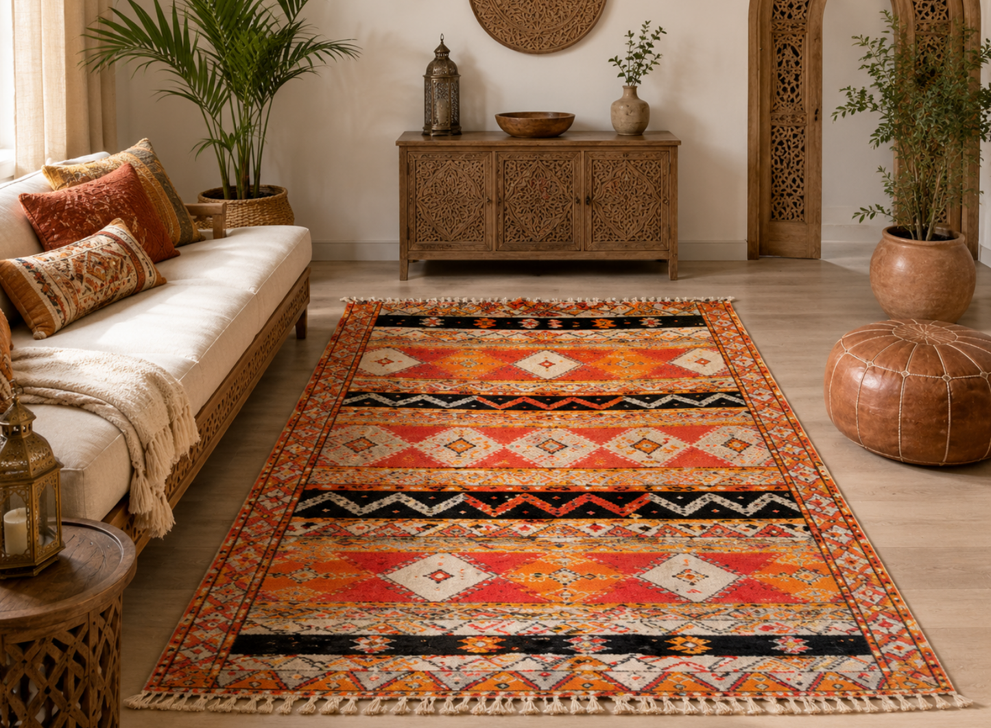 Aziza Moroccan Rug 8.3' x 5.2'