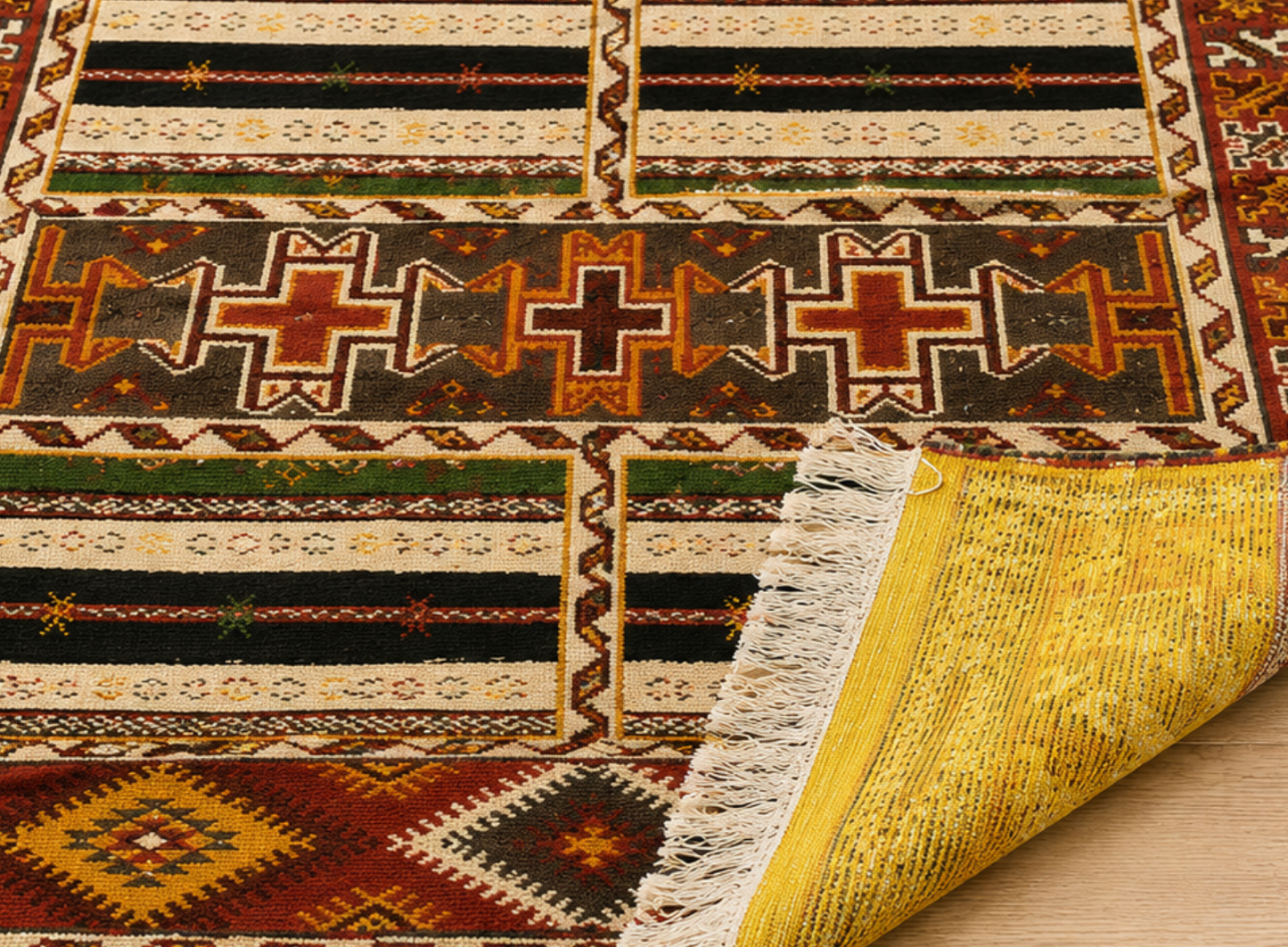 Ghita Authentic Moroccan Rug  8.2x4.8 ft/ 250x148cm