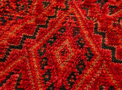 Amal Vintage Moroccan  Rug  100% wool -7.5x5.9 ft/ 230x180cm