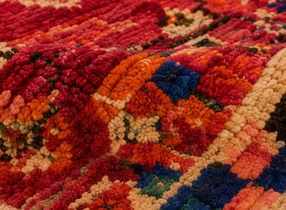 Kenza Vintage Moroccan  Rug 7.8x4.4ft / 7.8x4.4ft / 240x135cm