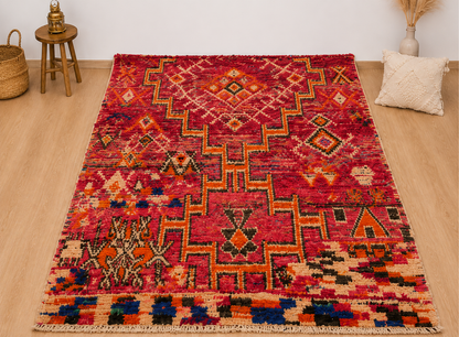 Kenza Vintage Moroccan  Rug 7.8x4.4ft / 7.8x4.4ft / 240x135cm