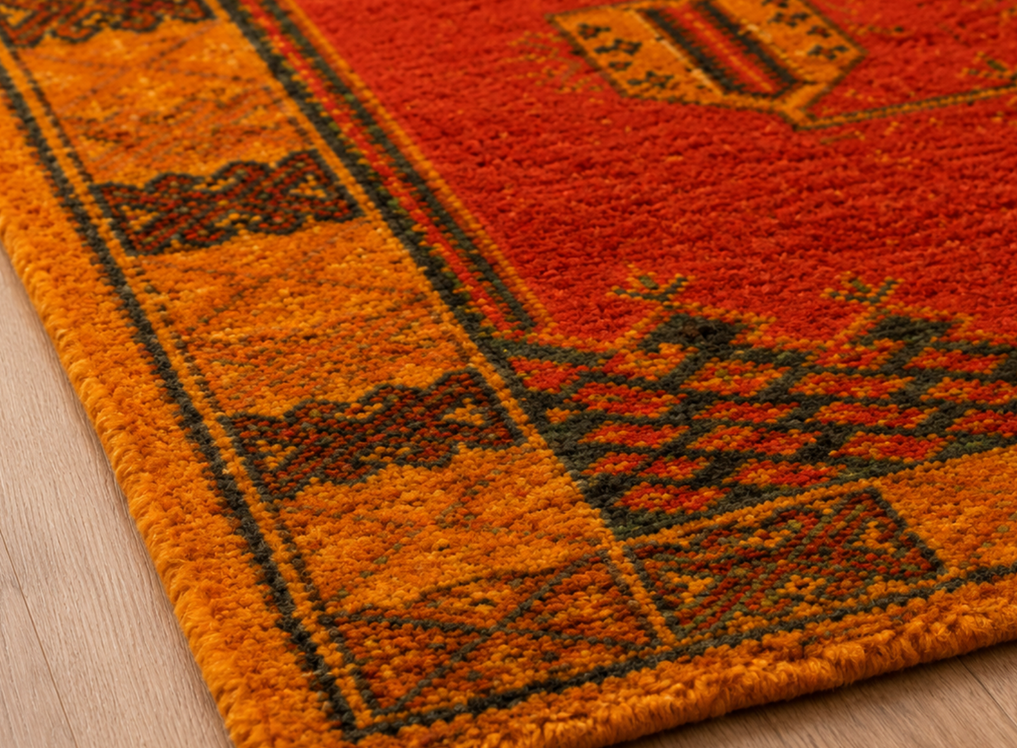 Samira Vintage Moroccan Taznakht Rug 6.3x3.2 ft/ 195x100 cm