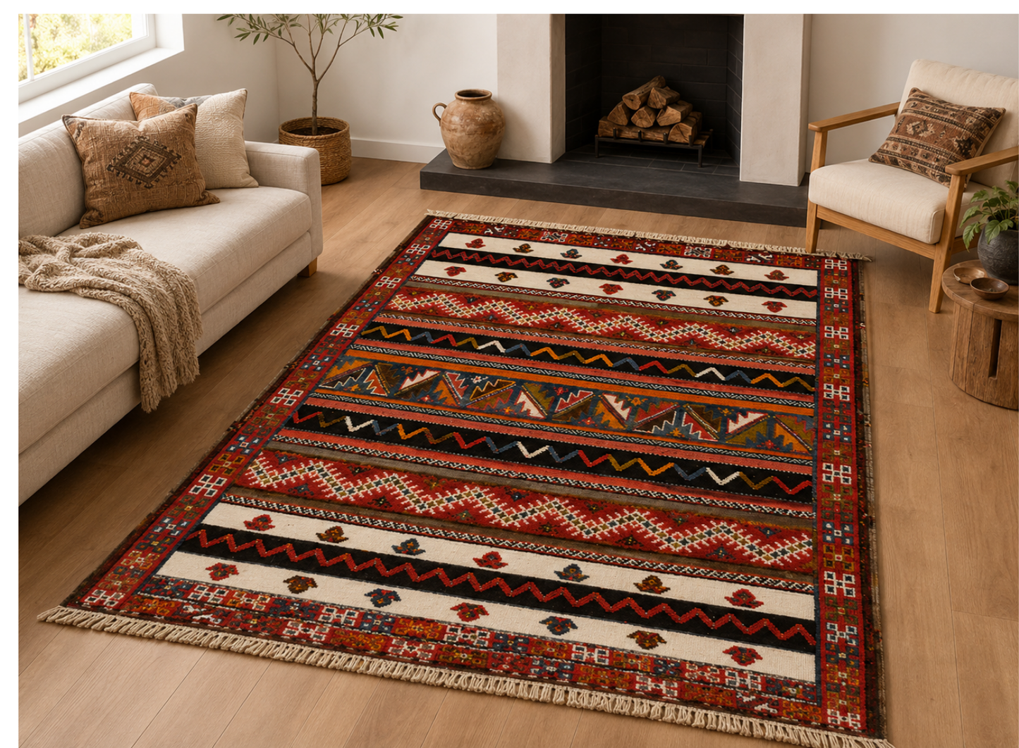 Safiya Moroccan Rug 152 x 152 cm