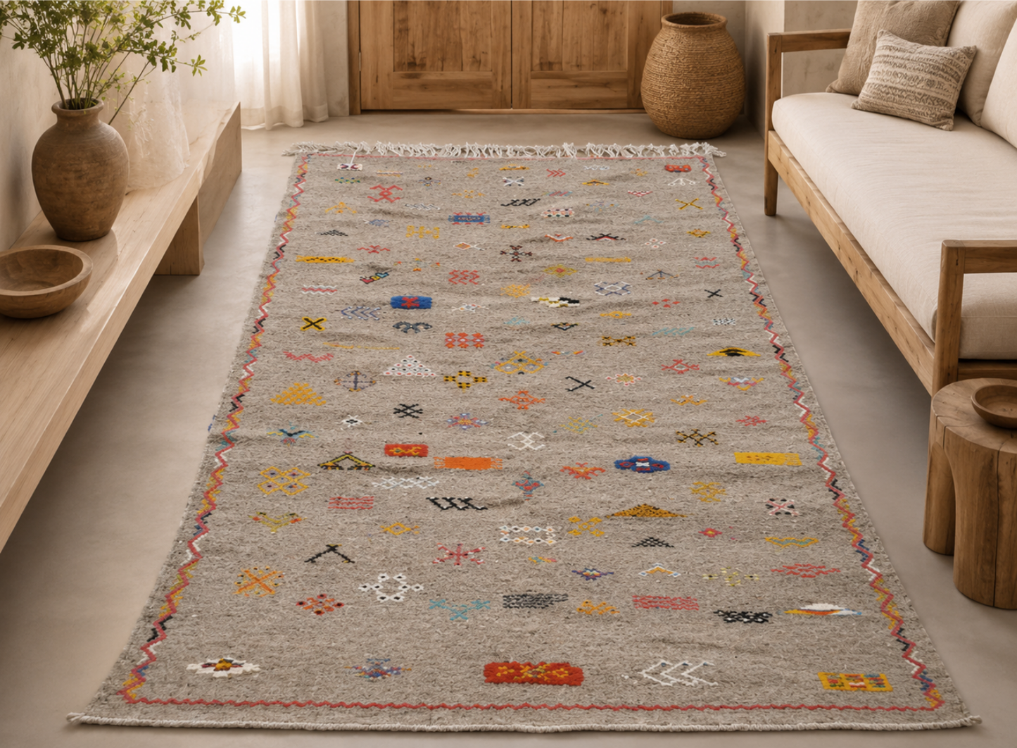 Naima Moroccan Rug 200 x 118 cm