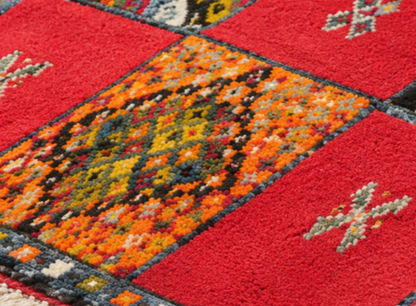 RT41.  Moroccan Berber Runner. 8.5×1.9 Ft/  260×60 cm