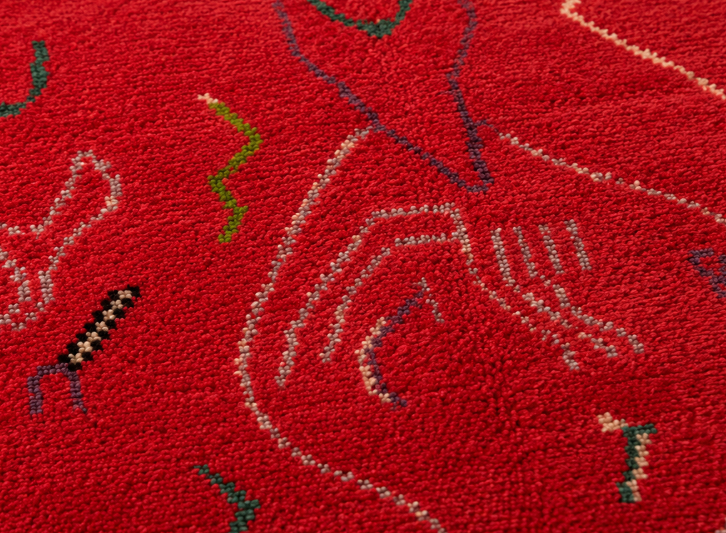 Salma Moroccan Beni Ourain Rug  6.2x3.9 ft /192x120cm