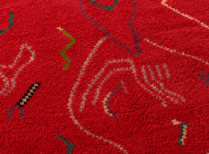 Salma Moroccan Beni Ourain Rug  6.2x3.9 ft /192x120cm