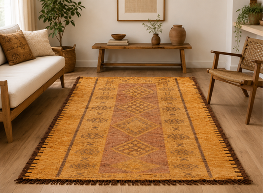Vintage Moroccan Taznakht Rug