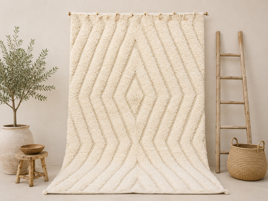 Hasna Berber Moroccan Rug 8.2x5.2/ 250x158cm