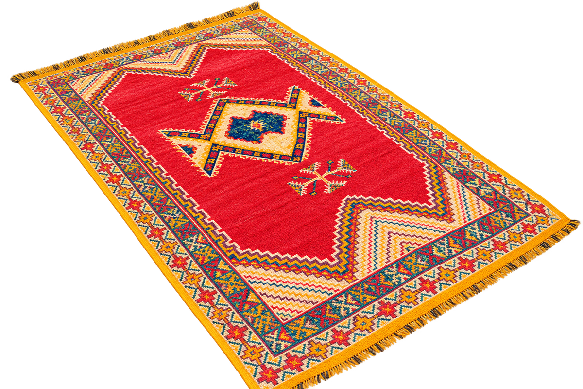 Soukaina Vintage Moroccan Rug-8x4.5 ft/  250x150 cm