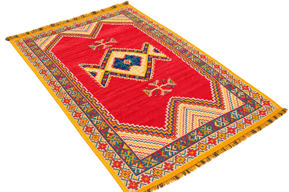 Soukaina Vintage Moroccan Rug-8x4.5 ft/  250x150 cm