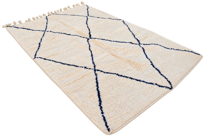 Bahia Berber Moroccan Rug 8.8x5.4 ft/ 270x165 cm