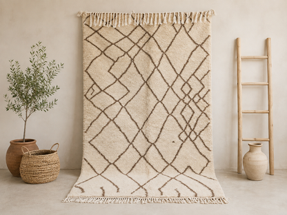 Lina Beni Ouarain Rug - 7.3x4.5ft / 225x140cm