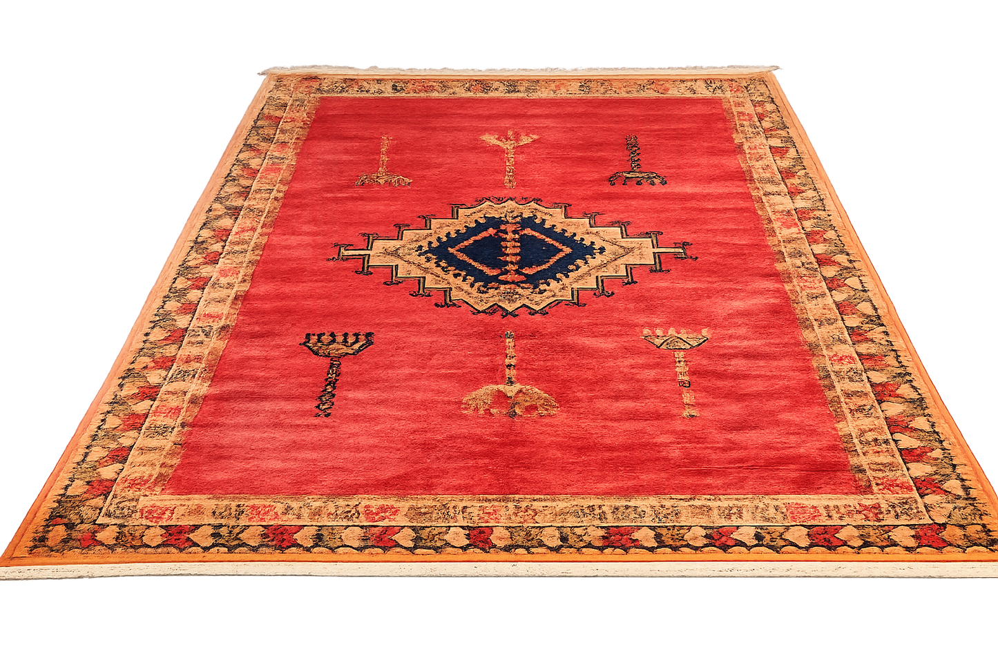 Unique Vintage Moroccan Rug 250x170cm/8.2x5.5ft
