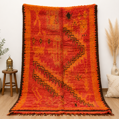 Vintage Moroccan Taznakht Rug 7.3x4.2 ft.
