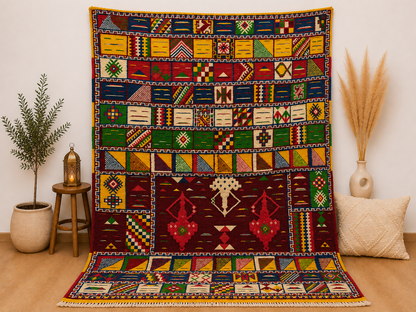 Azrila Moroccan Rug 8.8' x 5.1'