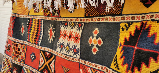Authentic Moroccan Taznakht Rug 8.2x5 ft/ 250x150cm