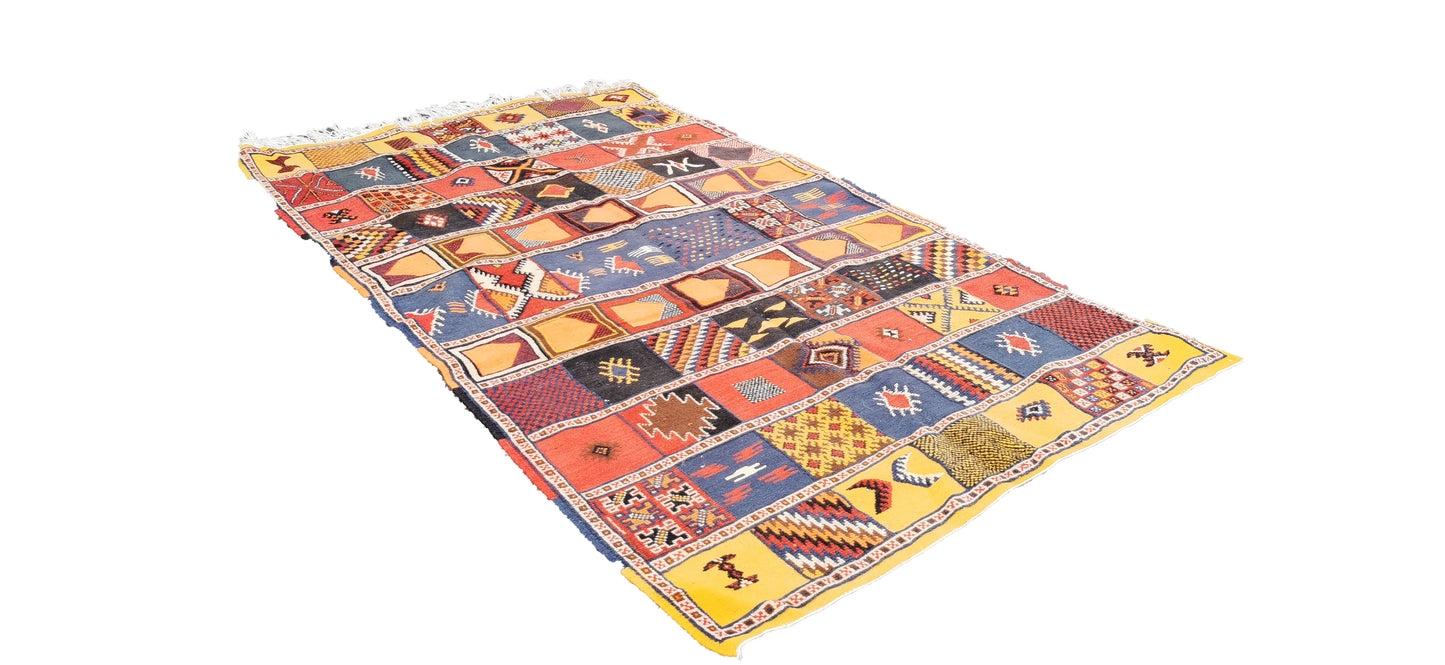 Authentic Moroccan Taznakht Rug 8.2x5 ft/ 250x150cm