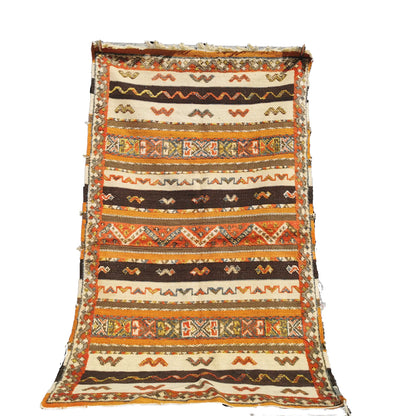 Authentic Moroccan Taznakht Rug 6.5x3.9 ft/ 200x120cm