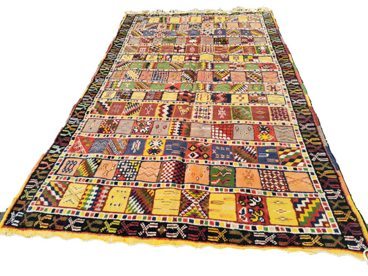 67-TML250150- Handmade Moroccan Berber Rug/8.2x4.9 ft