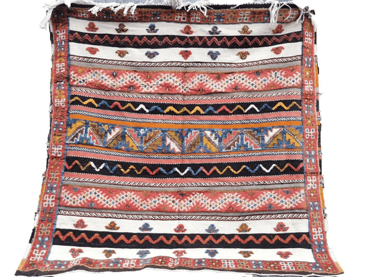 75-T152152- Handmade Square Moroccan Berber Rug. Medium Size/ 5×5 ft