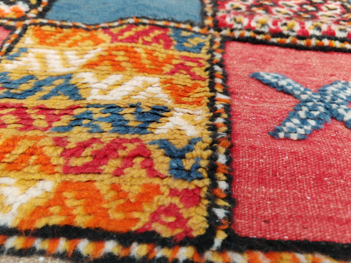 RT41.  Moroccan Berber Runner. 8.5×1.9 Ft/  260×60 cm