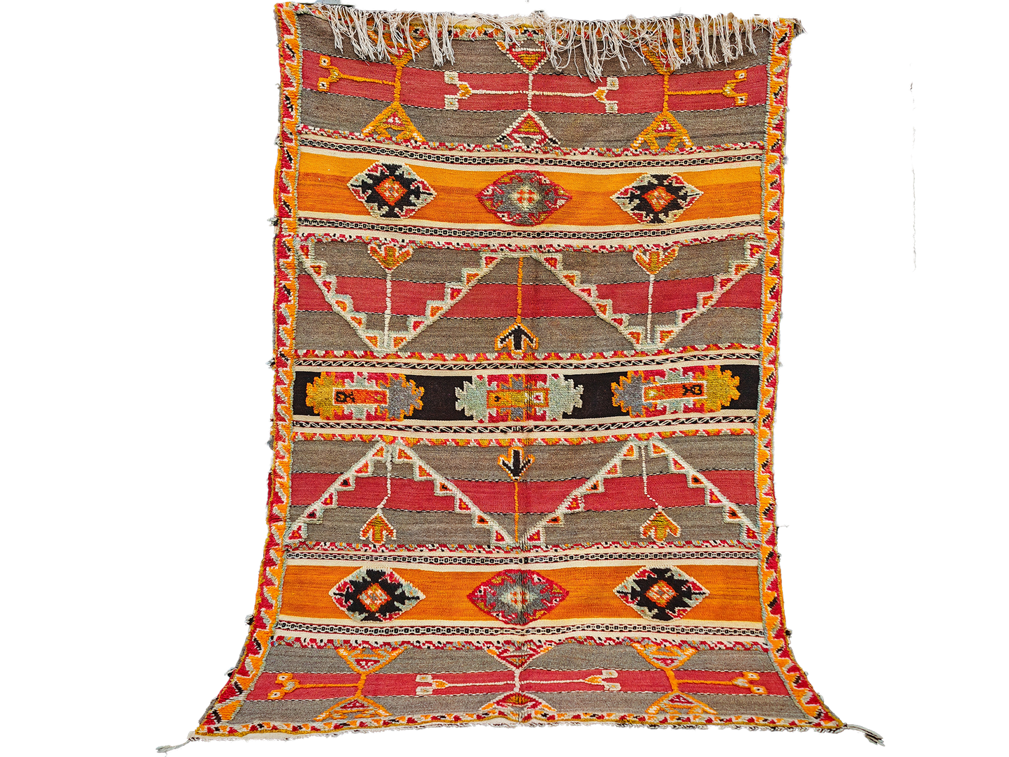Naima Vintage Handwoven Rug 8x5ft / 240x155cm