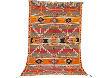 Naima Vintage Handwoven Rug 8x5ft / 240x155cm