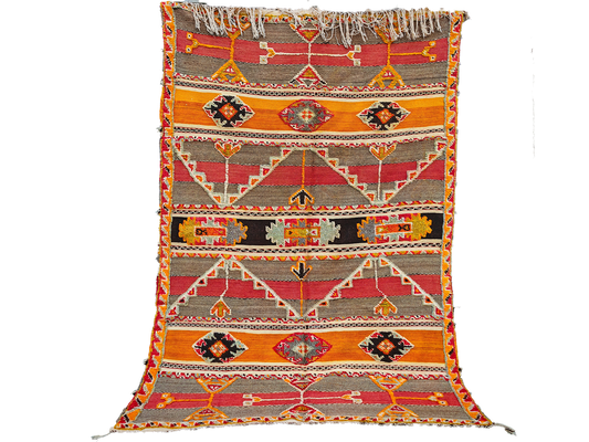 Naima Vintage Handwoven Rug 8x5ft / 240x155cm