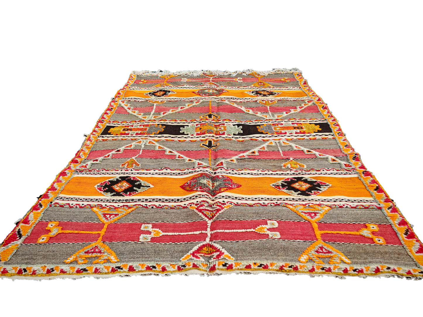 Naima Vintage Handwoven Rug 8x5ft / 240x155cm