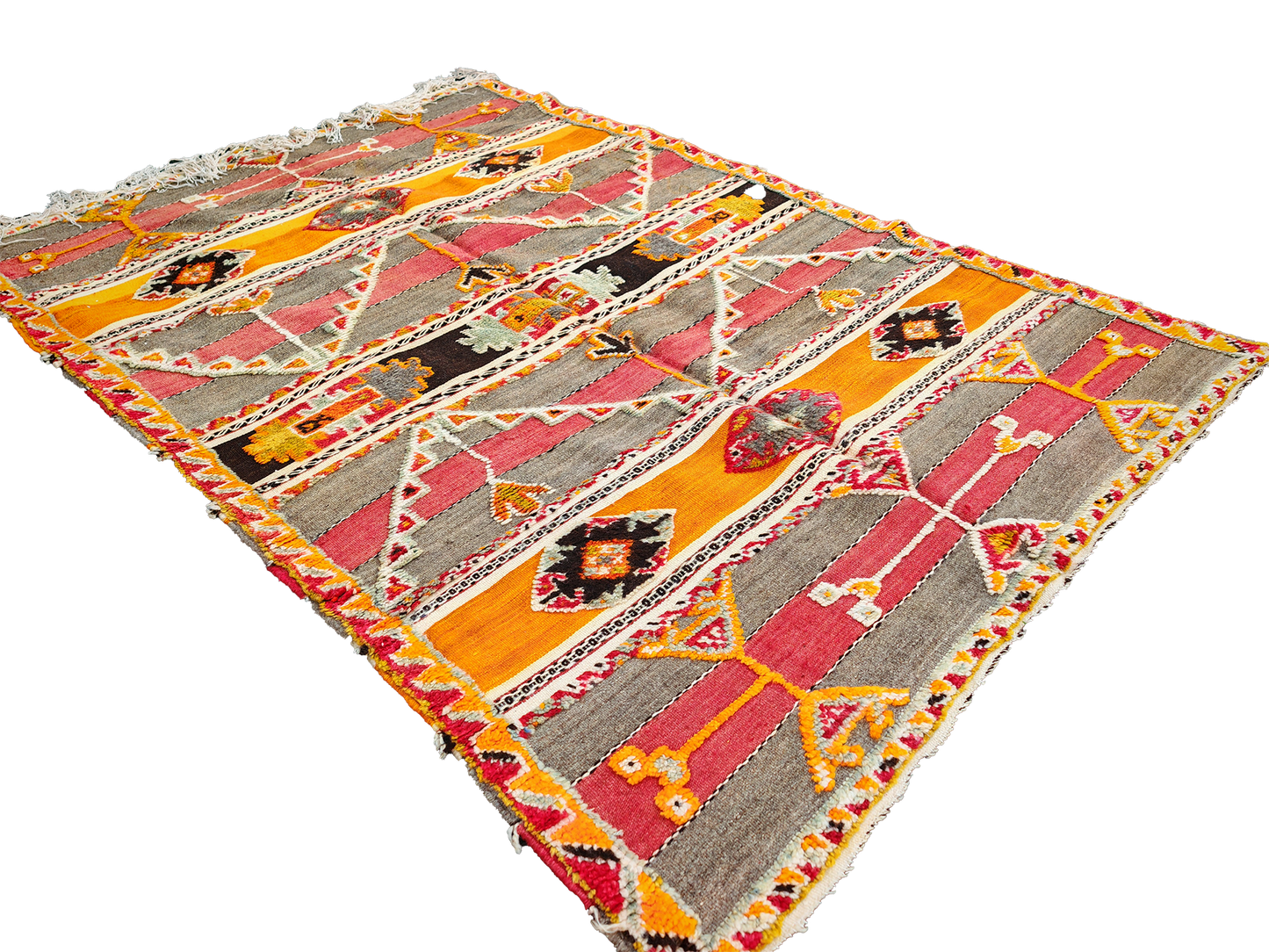 Naima Vintage Handwoven Rug 8x5ft / 240x155cm