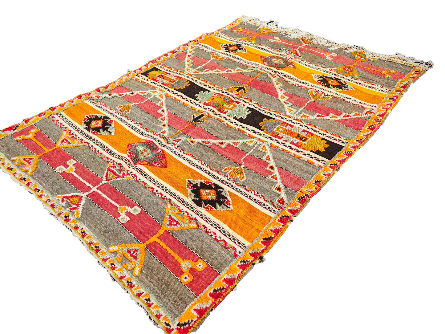 Naima Vintage Handwoven Rug 8x5ft / 240x155cm
