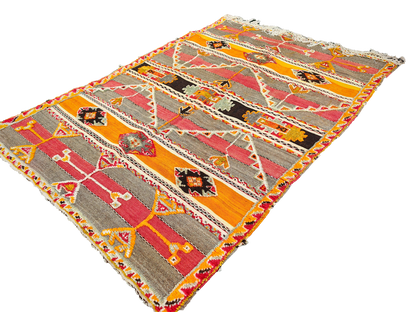 Naima Vintage Handwoven Rug 8x5ft / 240x155cm