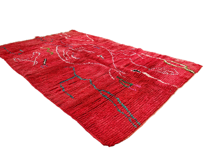 Salma Moroccan Beni Ourain Rug  6.2x3.9 ft /192x120cm