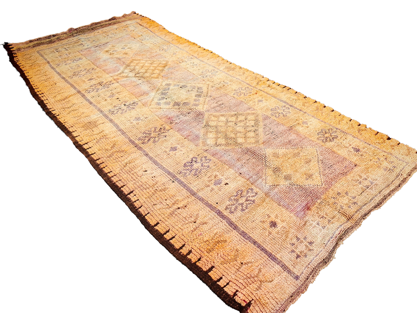 Zahra Vintage Moroccan Taznakht Rug/ 9x4.1 ft - 280x125cm