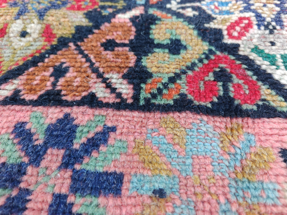 Imane. Handmade Vintage Rug 9x6 ft/ 300x200 cm