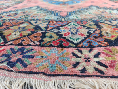 Imane. Handmade Vintage Rug 9x6 ft/ 300x200 cm