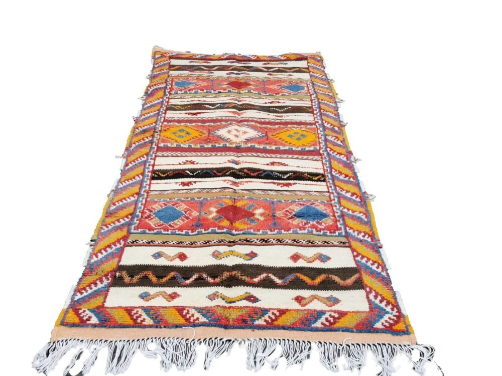 49- TSM200100- . Medium Moroccan Rug 6.5x3.2 ft -Glaoui Berber Rug.- 200x100cm - Image 5