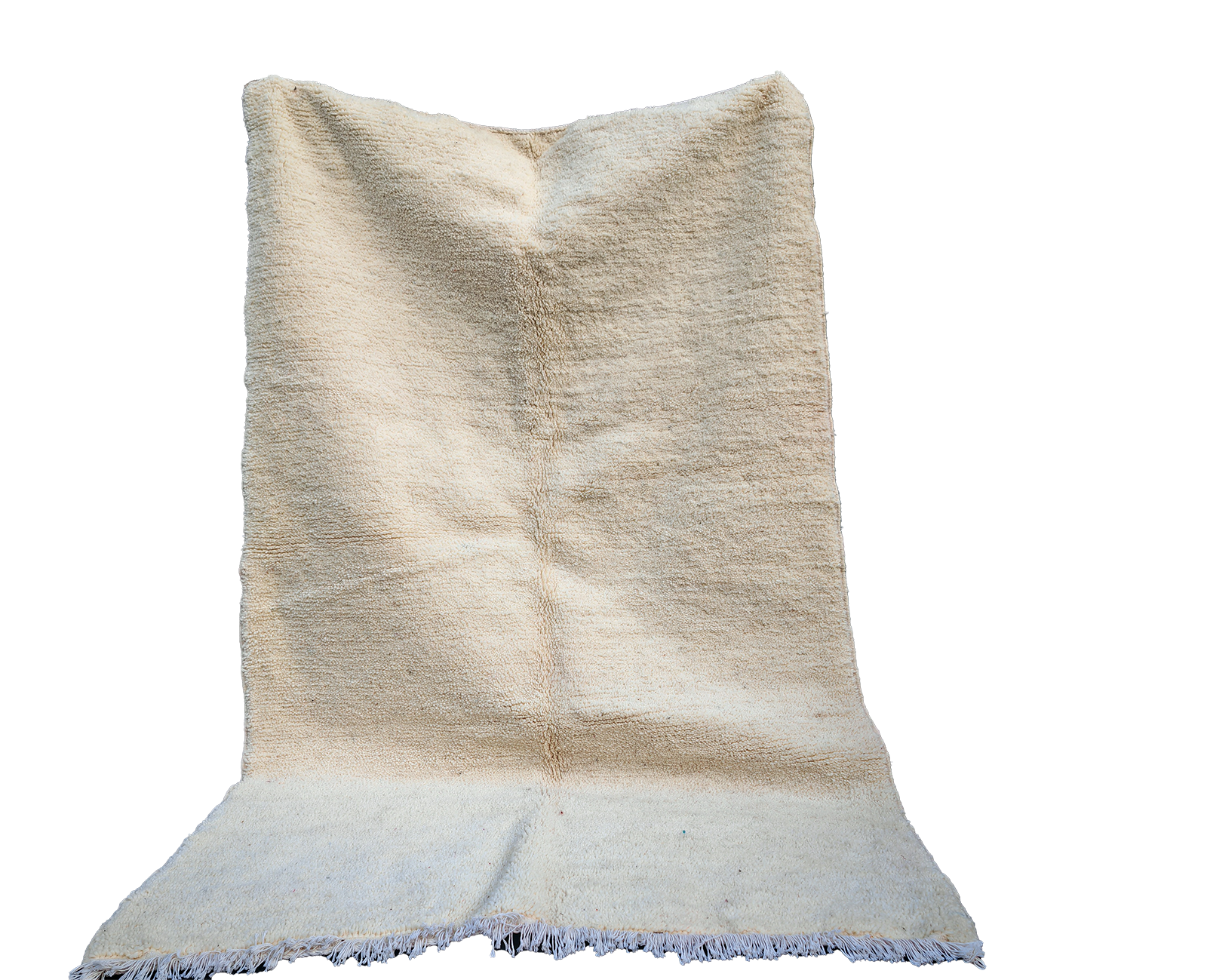 RB314Authentic Cream Beni Ouarain  Moroccan Rug 100%wool Berber Carpet8.5x5.2 ft 260x160cm