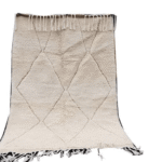 20-TML200150-Thick Handmade Moroccan Berber Rug100% wool 6.5x4.9 ft