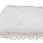 12-BMS180138- Moroccan Berber Beni Ouarain Rug. 180x138 cm/ Natural wool.5.9x4.5 ft - Image 2