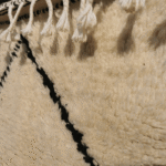 11-BL240136- Bargain Handmade Moroccan Rug 240x136 cm/ Berber wool Beni Ouarain. 7.8x4.4 ft - Image 3