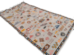 106-TML260140- Large Grey Moroccan Berber Rug. -8.6×4.5 Ft Hand Embroidery - Image 2