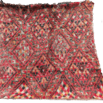 R249- Handmade Large Colourful Moroccan Berber Rug. 100% Wool Carpet-200x197cm