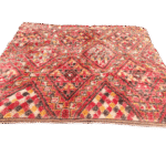 R249- Handmade Large Colourful Moroccan Berber Rug. 100% Wool Carpet-200x197cm - Image 2